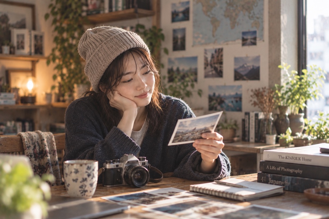 部屋でリラックスして過ごす人。公式シリーズの画像